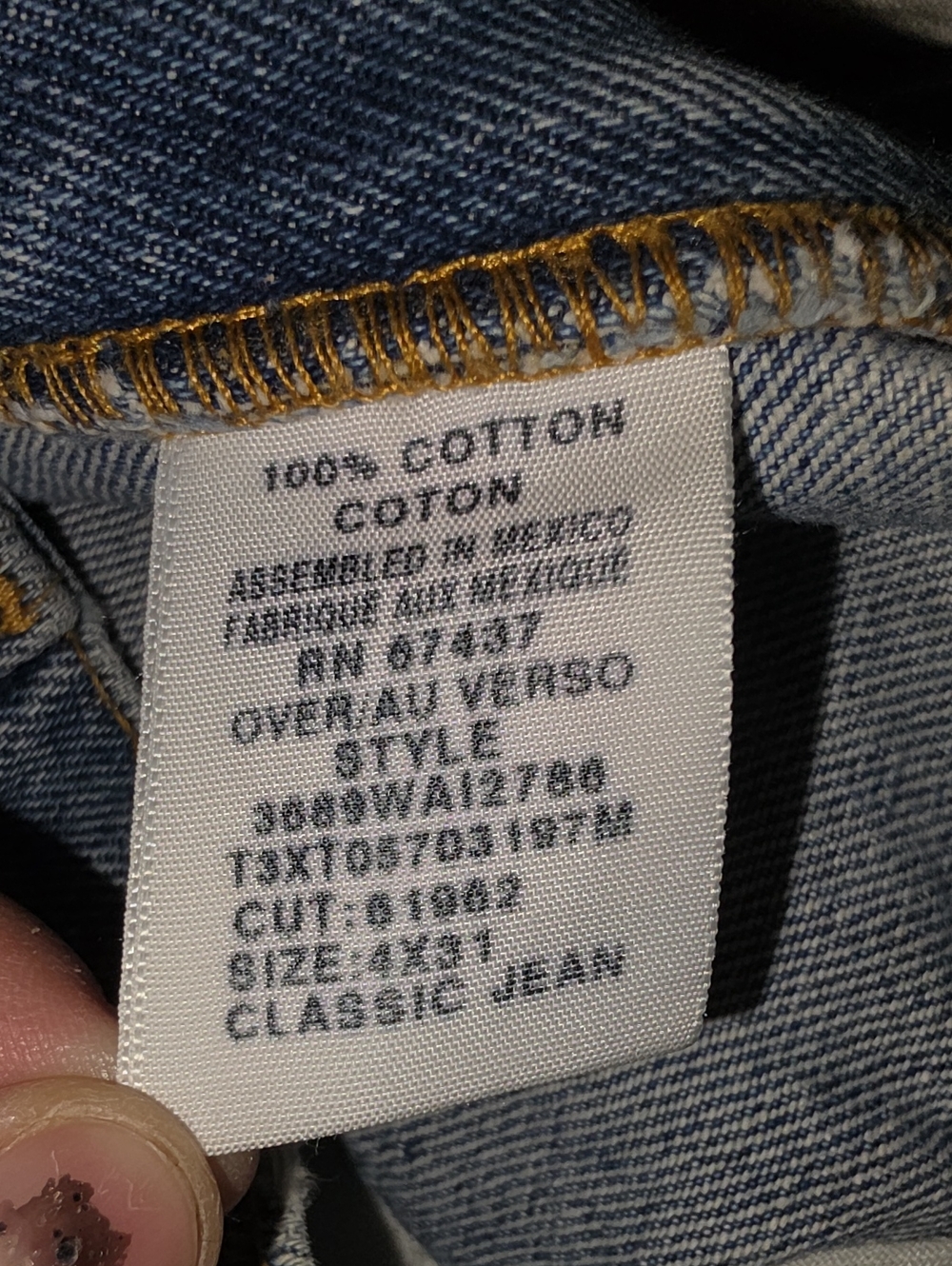 Vintage Polo Ralph Lauren Jeans 90s Y2k Classic Denim Jeans 4x31 - Picture 12 of 16